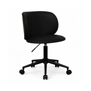 Bobo - Højdejustering - Black PU læder - Sort stel